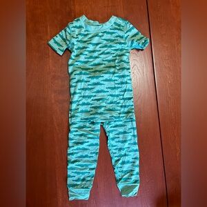Hanna Andersson Alligator Print Pajamas 2T